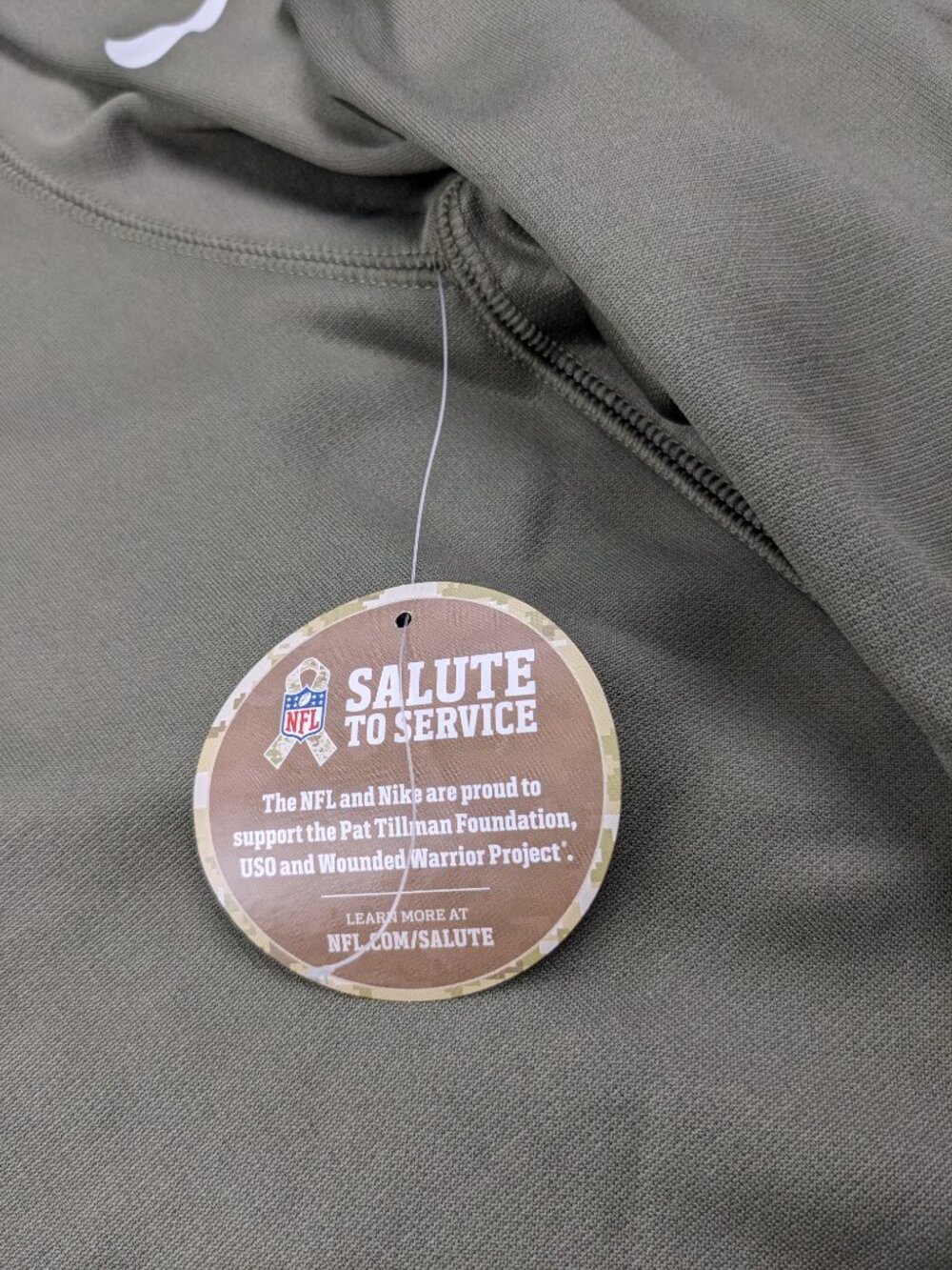 NWT 2014 Philadelphia Hoodie Mens 2XL Nike Salute to Service Sweatshirt - Picture 3 of 11